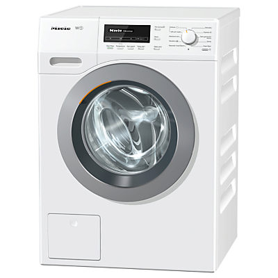 Miele WKB130 Freestanding Washing Machine, 8kg Load, A+++ Energy Rating, 1600rpm Spin, White Miele WKB130 Freestanding Washing Machine, 8kg Load, A+++ Energy Rating, 1600rpm Spin, White